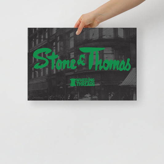 STONE & THOMAS - 12X18 - THICK MATTE PRINT