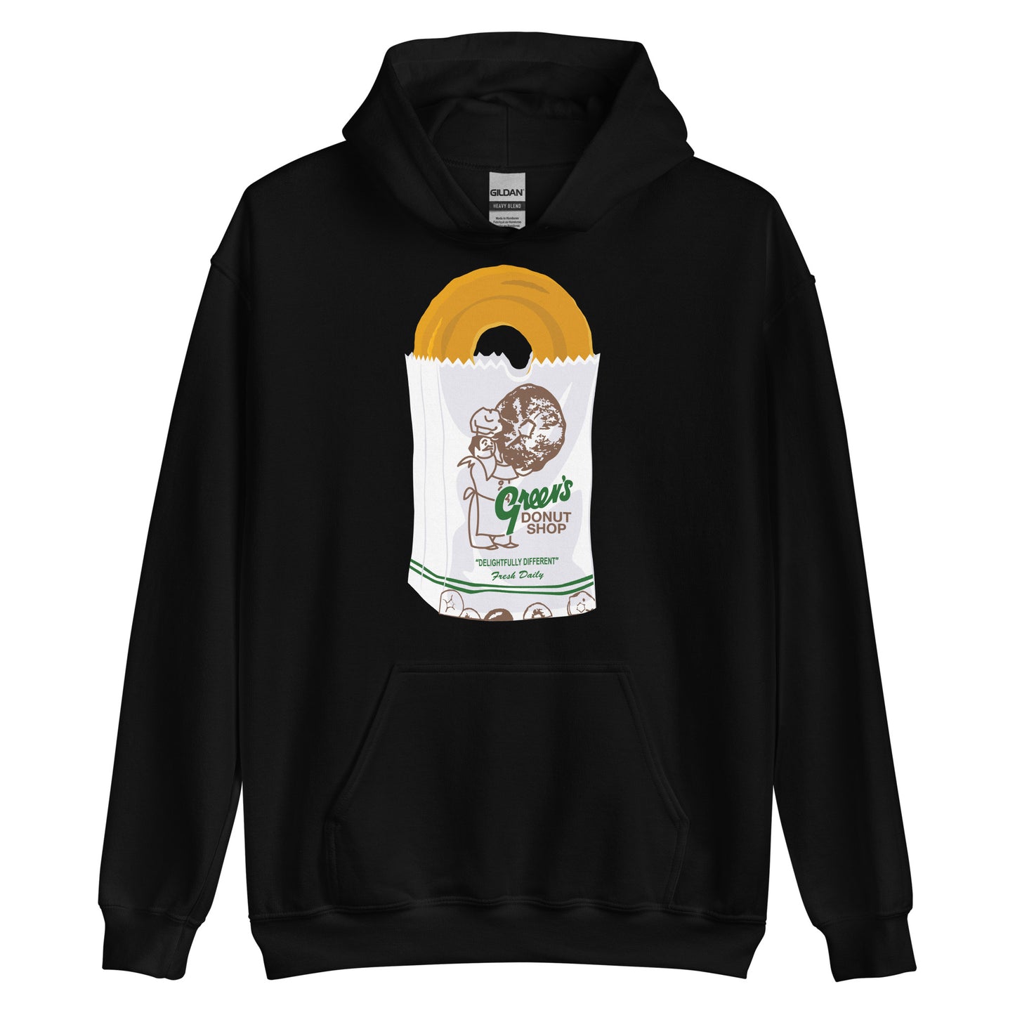 Green's Donuts-Large Logo Hoodie