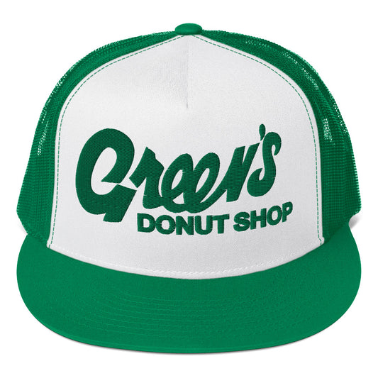 Green's Donuts-Small Logo Trucker Cap