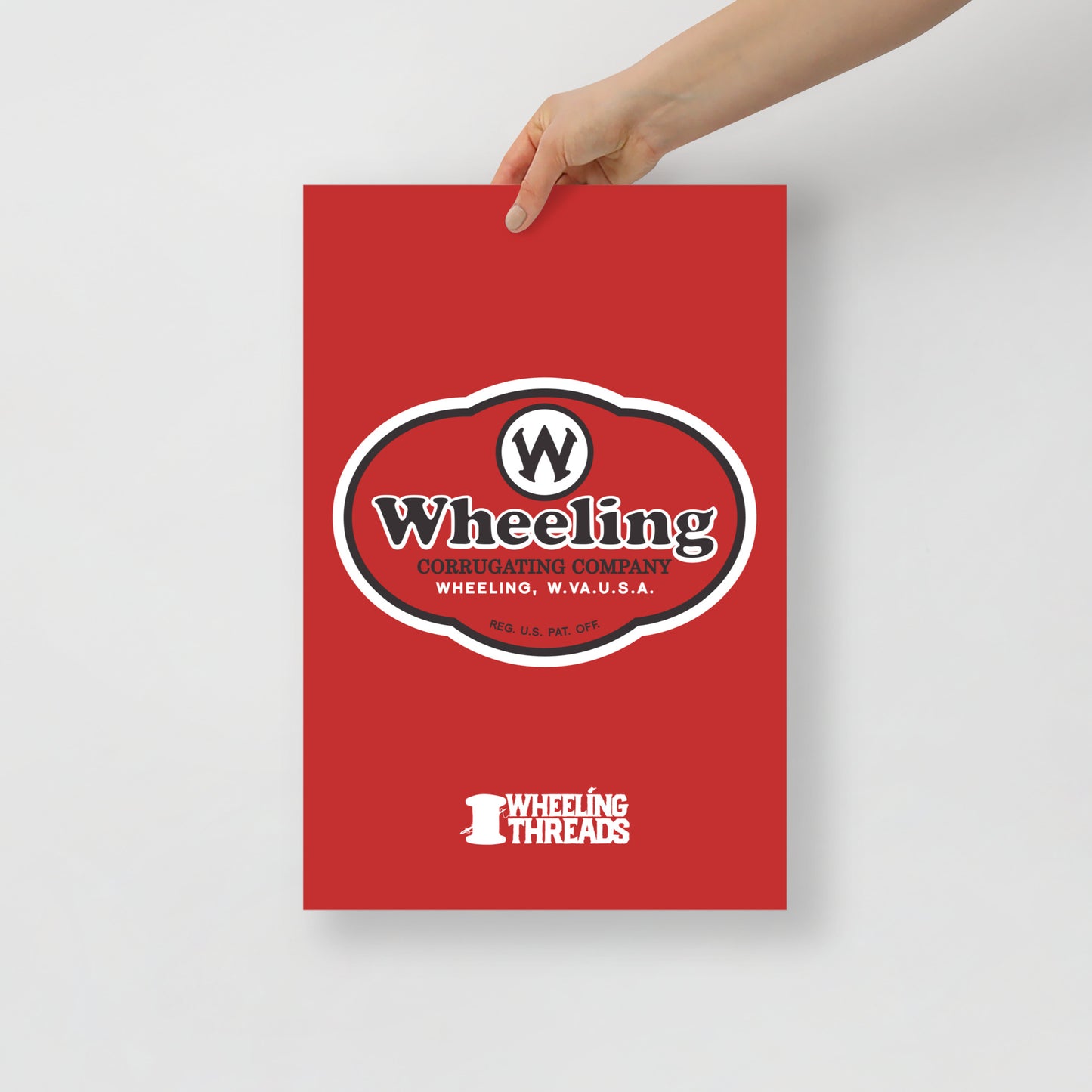 WHEELING STEEL - 12X18 - THICK MATTE PRINT